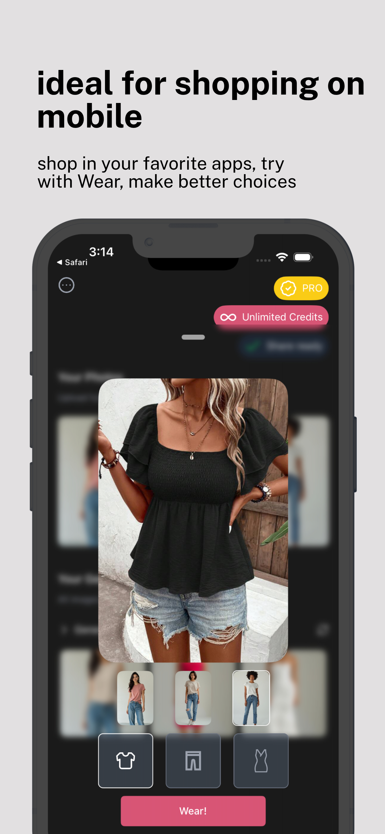 Wear App Screenshot